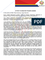 An Open Letter to Senator Fraser Anning - Mufti of Federal Territories, Malaysia.pdf