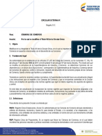 Proyecto Modificacion Titulo Viii Circular Unica PDF