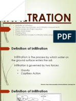 INFILTRATION