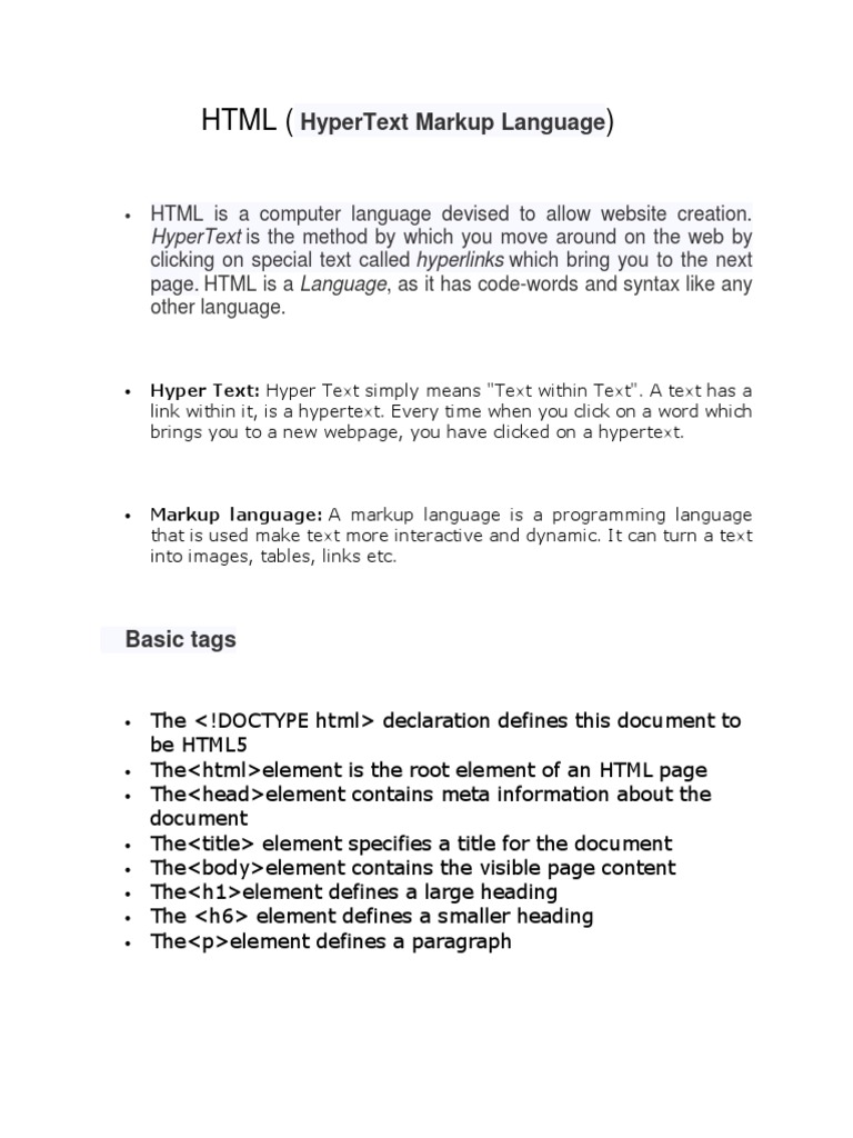 HTML and Css | PDF | Cascading Style Sheets | Html Element