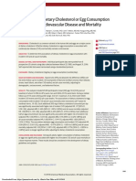 Associations of Dietary Cholesterol or Egg Consumption With Incident Cardiovascular Disease and Mortality