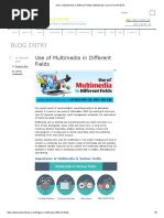 Uses of Multimedia in Different Fields _ Multimedia Course in North Delhi