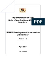 ABAP Development Standards Guidelines Ve