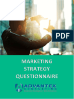 Marketing Strategy Questionnaire
