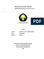 Program Light Meter: Uas Mikrokontroler Dan Dasar Scada