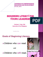 ECCD, Beginning Literacy