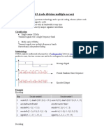 CDMA (Code Division Multiple Access) : Orthogonality Vectors