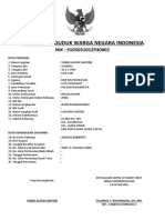 Biodata Penduduk Warga Negara Indonesia