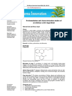 Preformulation and Characterization Studies of Aceclofenac Active Ingredient