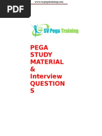 Pega Study Tutorial Interview Questions