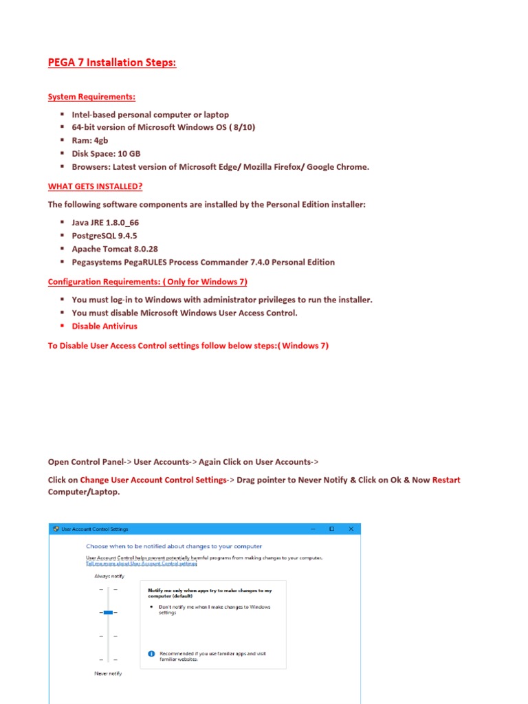 Pega 7 Personal Edition Installation Guide | PDF | Microsoft Windows ...