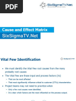 C & e Matrix