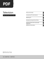 Sony TV Manual