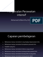 Pengenalan Perawatan Intensif: Muhamad Zulfatul A'la, M.Kep