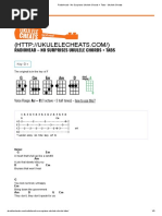 - No Surprises Ukulele Chords + Tabs - Ukulele | PDF | Music Theory | Vocal Music