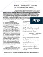 Thermal Effects of Solar Collector Riser Design