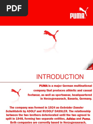 about puma company