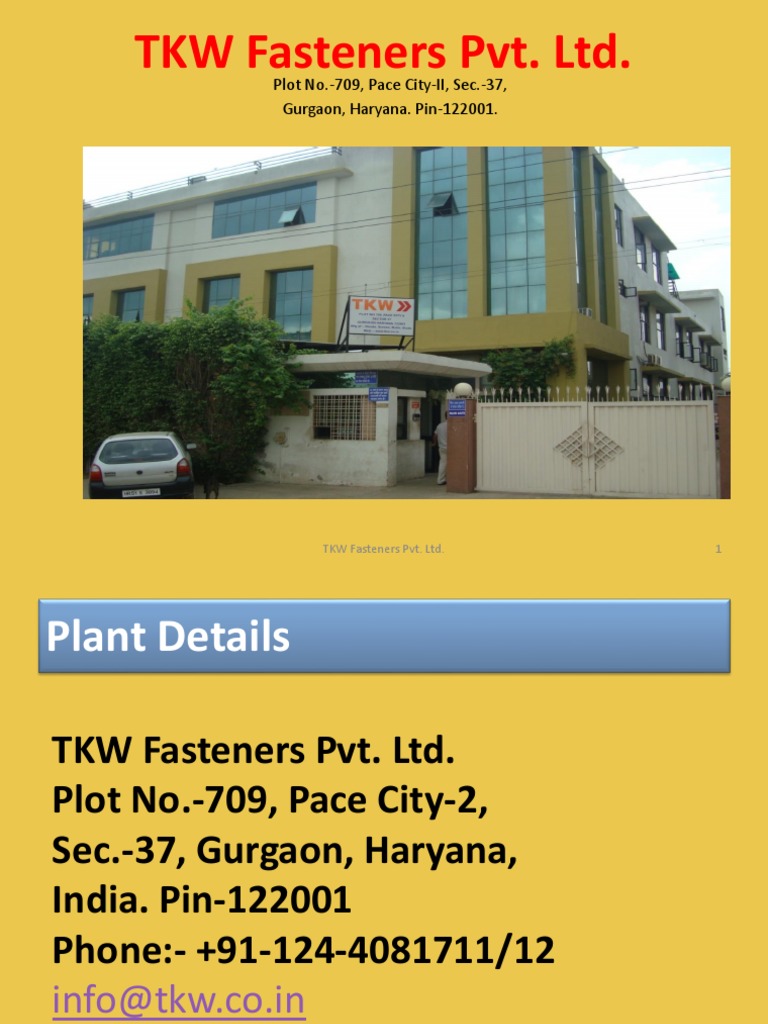 TKW Fasteners Profile PDF Rivet Screw