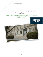 Biological Engineering and Its Possibilities For You: "We Bring Engineering To Life, and Life To Engineering"