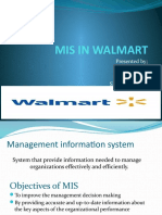Mis in Walmart: Presented by Archa S & Shifa A Rasheed