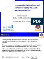 Event-By-Event Mean Fluctuations in PP and PB-PB Collisions Measured by The ALICE Experiment at The LHC