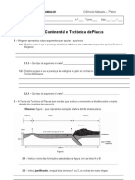 8763843 Ficha de Trabalho Tectonica de Placas