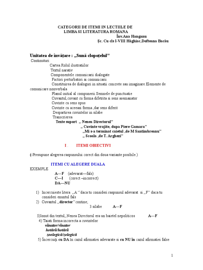 Itemi Teste | PDF