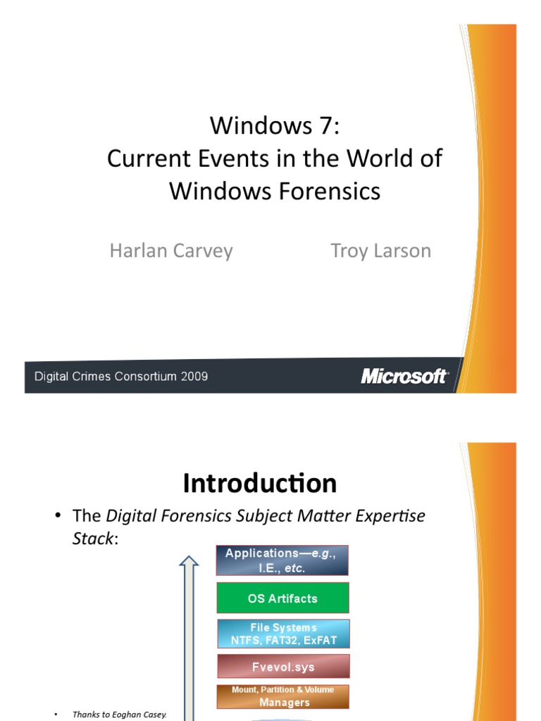 Windows 7 Foreniscs | PDF | Windows Registry | File System