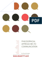 Philosophical Approaches To Communication - Claude Mangion PDF