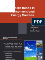 Modern Trends in Non Conventional Energy