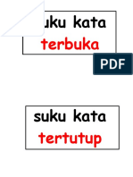 Suku Kata Terbuka Dan Tertutup