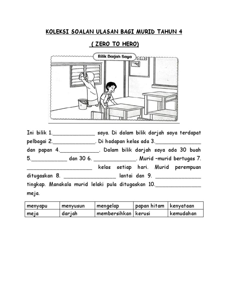 Koleksi Soalan Ulasan Bagi Murid Tahun 4 Docx
