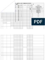 Termination Schedule Sample