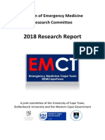 emergency medicine 2018 research report