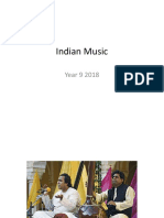 Indian Music: Year 9 2018