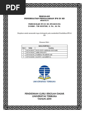 Makalah Ips Modul 5 Kelompok 1