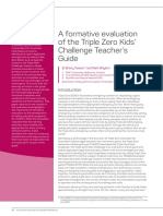 A Formative Evaluation of The Triple Zero Kids' Challenge Teacher's Guide