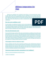 Ideal Air Conditioner temperature for electricity savings.docx