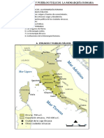 Resumen Tema 7 - Etruscos y Pueblos Italicos - La Monarquia Romana