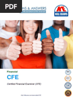 CFE Exam Sample Questions and Answers | PDF | Fraud | Audit