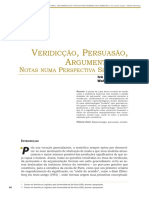 veridicção, persuasão e argumentação - waldir beividas