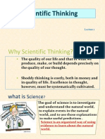 Scientific Thinking L1