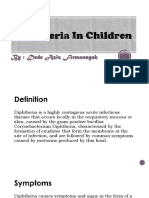 Difhtheria in Children