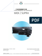 Midi / Supra: Instruction Handbook For Controller
