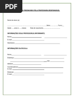 Questionario de Observacao Do Professor