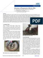 .Design and Fabrication of Regenerative Electric Bike