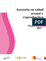 Asesoria en salud sexual y reproductiva 