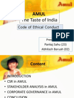 Amul Code of Conduct