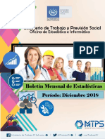 Mtps Informe Estadistico Diciembre 2018