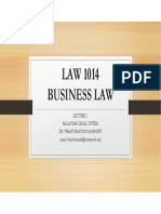 LAW 1014 Lecture 2 Malaysian Legal System PDF